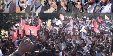 راهپیمایی باشکوه ملت شیعه پاکستان در اسلامآباد در محکومیت تروریسم