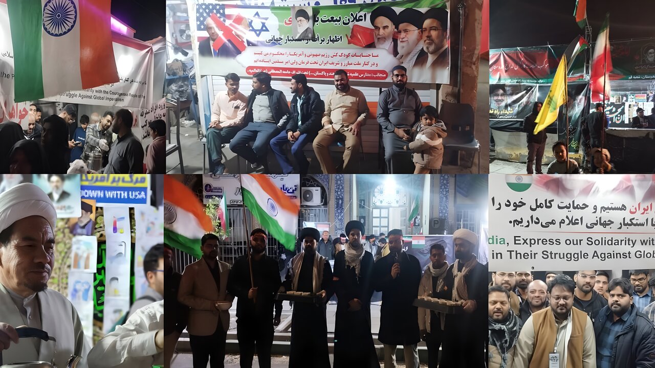 برپایی ۱۴ موکب هندی‌ها در قم