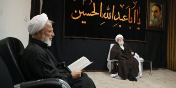 مراسم تأبين قائد الثورة الإسلامية الشهيد برعاية سماحة آية الله العظمى نوري الهمداني