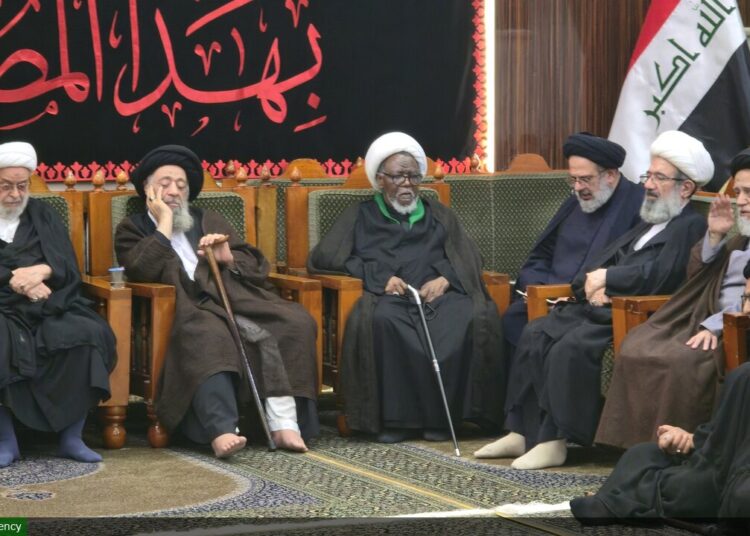 Photo Report | Condolence Meeting of Najaf al-Ashraf Scholars with the Delegation from the Seminaries of Qom and Mashhad