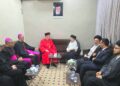 Sayyid Riyadh Al-Hakim receives Chaldean Patriarch and Papal Nuncio to Iraq