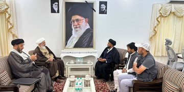 دیدار رئیس انجمن صاحب‌الزمان(عج) کارگل هند با نماینده ولی فقیه در هند
