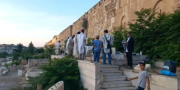 مستوطنون يدنسون مقبرة باب الرحمة المحاذية للمسجد الأقصى