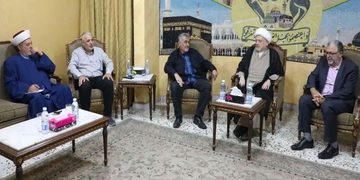 وفد من حزب الله زار تجمّع العلماء المسلمين لتحصين الساحة الداخلية في مواجهة الفتن